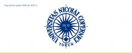 Лого Nicolaus Copernicus University (UMK) Университет Николая Коперника