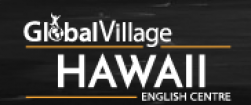 Лого Global Village Hawaii (языковая школа Global Village Гавайи)