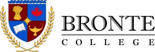 Лого Bronte college Колледж Бронте Канада