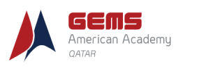 Лого American Academy — Qatar, Американская академия в Катаре