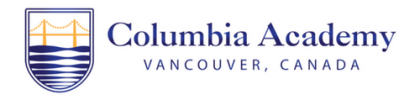 Лого Columbia Academy (Академия Коламбиа Vancouver)
