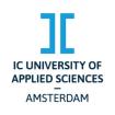 Лого IC University of Applied Science Amsterdam, Университет IC Амстердам