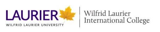 Лого Wilfrid Laurier International College, Международный колледж Уилфрида Лорье