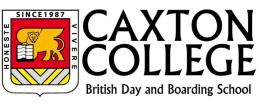 Лого Caxton College Колледж Кэкстон Caxton College