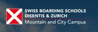 Лого Swiss Boarding Schools Disentis & Zurich, Швейцарская школа в Дисентисе и Цюрихе