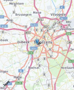 Бельгия на карте