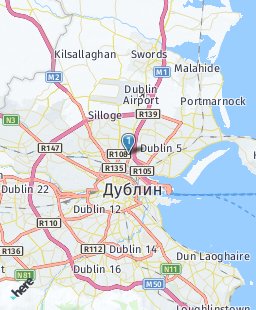 Ирландия на карте