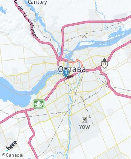 Канада на карте
