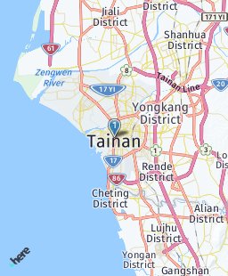 Тайвань на карте