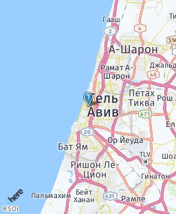 Израиль на карте