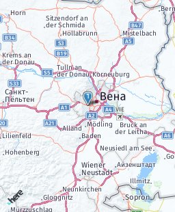 Австрия на карте