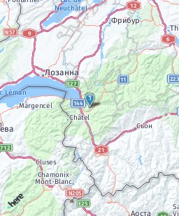 Швейцария на карте