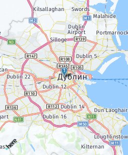 Ирландия на карте