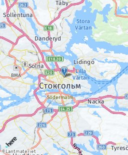 Швеция на карте