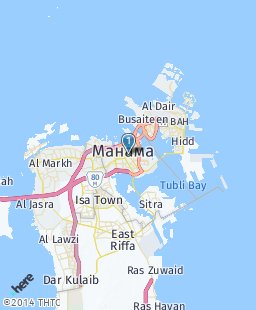 Бахрейн на карте
