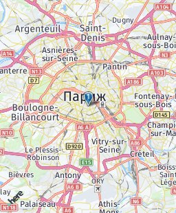 Франция на карте
