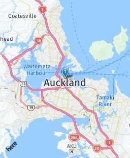 Новая Зеландия на карте